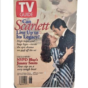 TV Guide Nov 12-18, 1994 Timothy Dalton & Joanne Whalley-Kilmer In Scarlett.